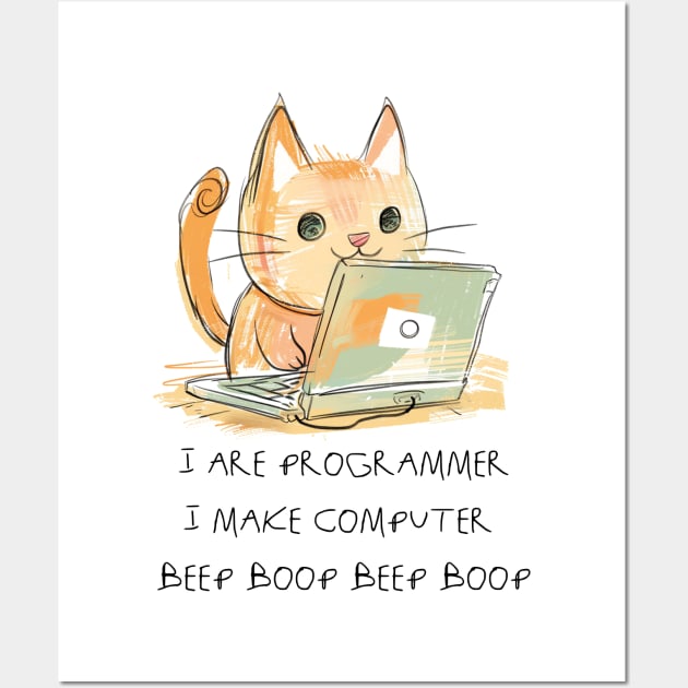 I are Programmer.I make computer Wall Art by VeryBadDrawings